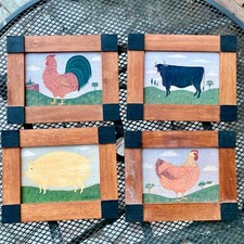 Primitive framed fayre for sale  North Royalton