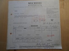 Riginal nsu werke gebraucht kaufen  Wiesloch