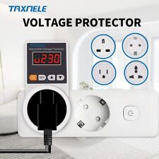 Protetor de tensão automático soquete AC 220V 16A ajustável protetor contra sobretensão de energia comprar usado  Enviando para Brazil