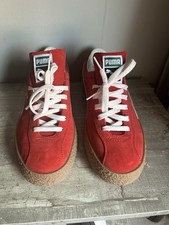 Red suede puma for sale  DARLINGTON