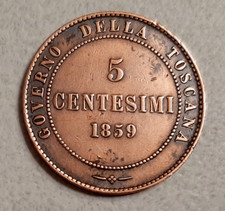 Centesimi 1859 vittorio usato  Italia
