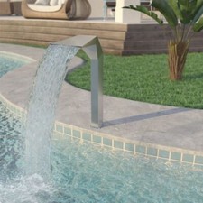 Pool wasserfall edelstahl gebraucht kaufen  Würzburg
