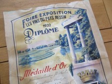 Diplome foire exposition d'occasion  Einville-au-Jard