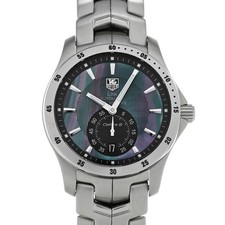 Relógio usado masculino TAG HEUER Link calibre 6 lua pérola WJF211M.BA0599 #51012 comprar usado  Enviando para Brazil
