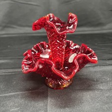 red trumpet vintage vase for sale  Turner