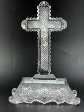 Pressglas kreuz sockel gebraucht kaufen  Deutschland