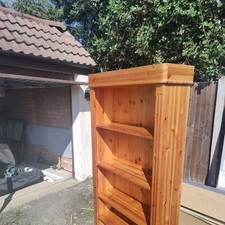 Solid wood bookcase for sale  ENFIELD