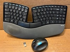 Teclado e mouse ergonômicos sem fio Microsoft Sculpt com dongle testado funciona muito bem comprar usado  Enviando para Brazil