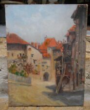 Tableau vintage huile d'occasion  Salbris