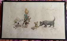Gravure lithographie 1920 d'occasion  Châlons-en-Champagne