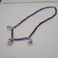Collier amethyst violett gebraucht kaufen  Idar-Oberstein