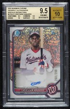 2022 Bowman Chrome Prospect Speckle refrator Cristhian Vaquero BGS 9.5 automático, usado comprar usado  Enviando para Brazil