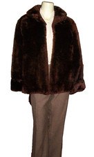 Mouton coat chocolate for sale  Houston