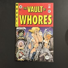 The Vault Of Whores #1 Eros Comix 1998 Demência Adulto Maduro CE Grau Superior comprar usado  Enviando para Brazil