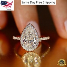 Pear cut cubic for sale  Los Angeles