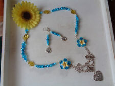 Sommerliches schmuckset kette gebraucht kaufen  Hennigsdorf