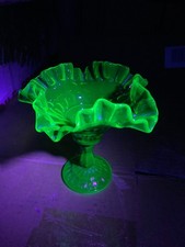 Vintage fenton green for sale  LAMPETER