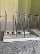 pot lid rack metal white for sale pot lid rack metal white for sale Bothell