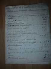 Rare document 1769 d'occasion  Paris XI