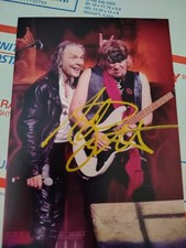 Adrian Smith assinado 5x7 Iron Maiden Final Frontier Brave New World Dance Of... comprar usado  Enviando para Brazil