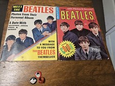 The Beatles - Lote de 5 revistas y recuerdos vintage 1963, 1964 segunda mano  Embacar hacia Mexico