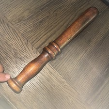 Vintage 13,5” Police Nightstick/Baton/Billy Club de Madeira em Madeira Maciça com Carv comprar usado  Enviando para Brazil