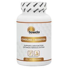 Comprimidos de 500 mg de colina e inositol – Função hepática e suporte ao bem-estar – Sowelo, usado comprar usado  Enviando para Brazil