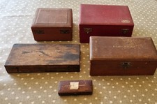 Vintage microscopy boxes for sale  BRAINTREE