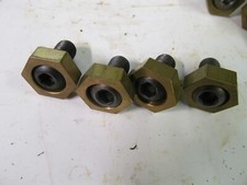 4 braçadeiras de fixação Mitee-Bite Products MB-8 ação de câmera excêntrica latão hexagonal 1/2-13 comprar usado  Enviando para Brazil