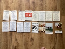 Vintage racecards newmarket for sale  UK