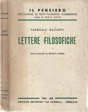 Lettere filosofiche. pasquale usato  Italia