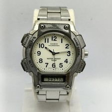 Usado, Relógio masculino Casio Illuminator AQ-150W quartzo 2315 Ana Digi vintage comprar usado Usado, Relógio masculino Casio Illuminator AQ-150W quartzo 2315 Ana Digi vintage comprar usado  Enviando para Brazil