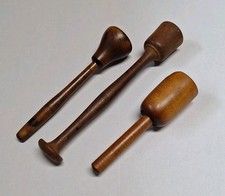 3 trituradores de batata antigos primitivos de madeira transformada 8,5 pol., 10,5 pol., 12,5 pol. comprar usado 3 trituradores de batata antigos primitivos de madeira transformada 8,5 pol., 10,5 pol., 12,5 pol. comprar usado  Enviando para Brazil