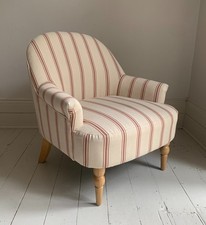 striped armchair for sale  LONDON