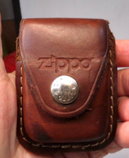 Zippo brown leather for sale  Edwards