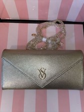 Carteira Victoria’s Secret dourada na bolsa corrente comprar usado  Enviando para Brazil