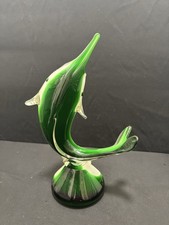 Vintage murano green for sale  WOLVERHAMPTON