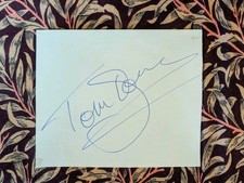 Tom jones autograph for sale  SHEFFIELD