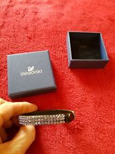 Bracelet swarovski cuir d'occasion  Paris-