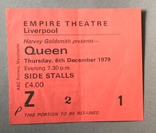 Queen concert ticket for sale  LEEDS