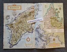 Nostalgie faltkarte rhodos gebraucht kaufen  Bad Oldesloe
