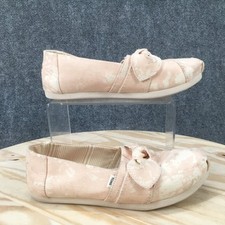 Sapato Toms Feminino 6.5 Slip On Rosa Laço Casual Baixo Top Conforto Biqueira Redonda comprar usado  Enviando para Brazil