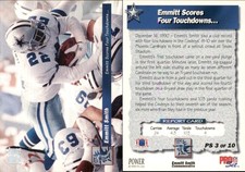 Usado, Emmitt Smith 1992 Pro Set Power #PS 3 cartas Dallas Cowboys ** comprar usado  Enviando para Brazil
