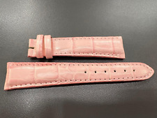 Pink leather strap usato  Verona