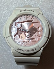 Relógio CASIO Baby-G BGA-131 mostrador branco x rosa ouro funcionando excelente Japão comprar usado  Enviando para Brazil