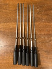 Usado, 6 espetos de kebab shish para churrasco 12" aço inoxidável com alças conjunto de 6 em excelente estado usado comprar usado  Enviando para Brazil