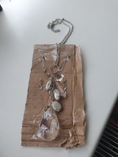 Clear gem necklace for sale  TAMWORTH