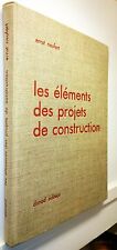 les elements des projets de construction, ernst neufert, 1952, Dunod - V.Good comprar usado  Enviando para Brazil