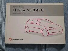 Vauxhall corsa owners for sale  BALLYMENA