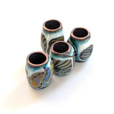 Contas de tubo de cobre esmaltado tocha disparada abstrações divertidas 4 contas (19159) comprar usado Contas de tubo de cobre esmaltado tocha disparada abstrações divertidas 4 contas (19159) comprar usado  Enviando para Brazil